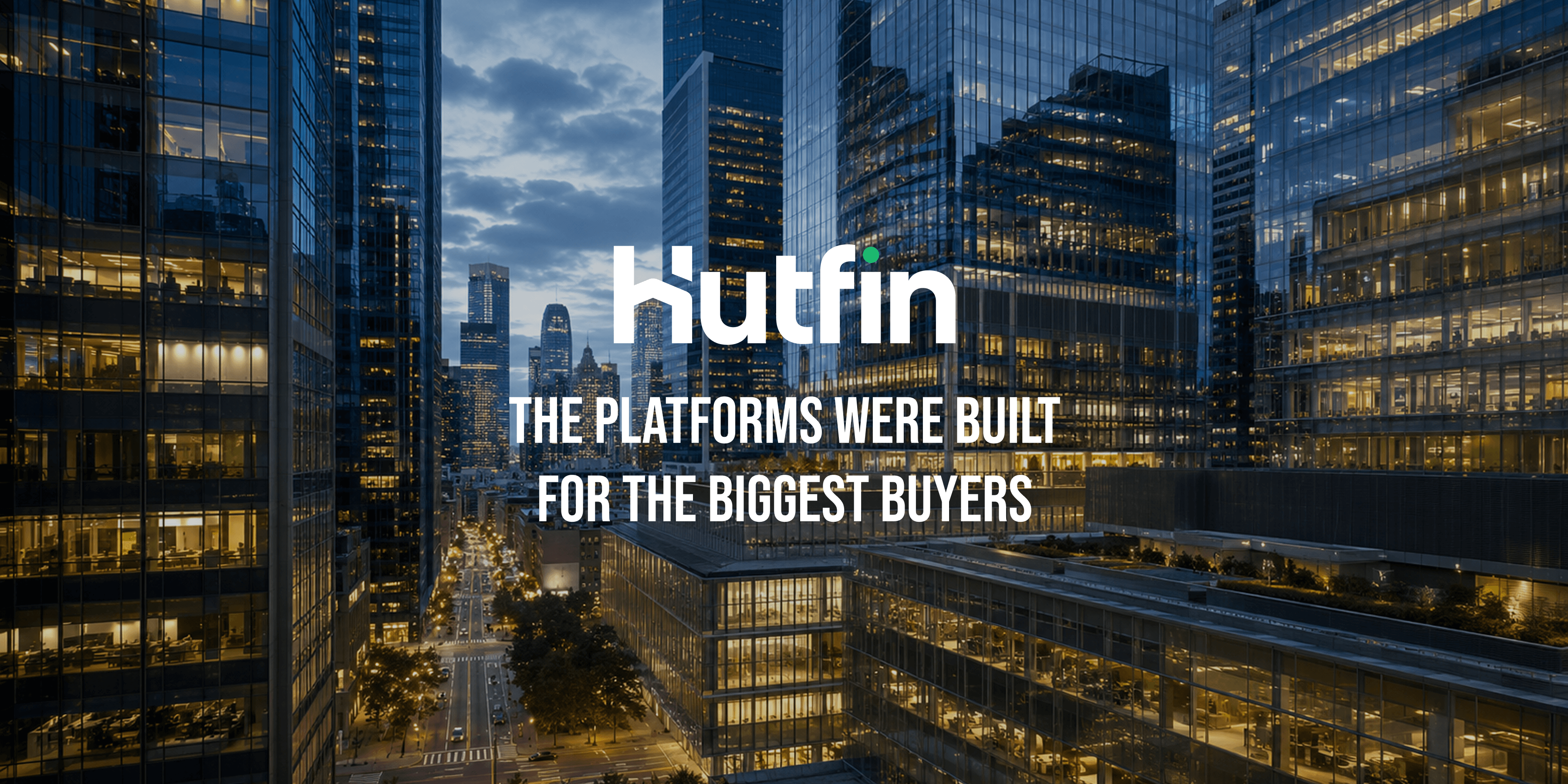 The CRE Platforms That Ignored the Smaller Investor. Hutfin Didn't.